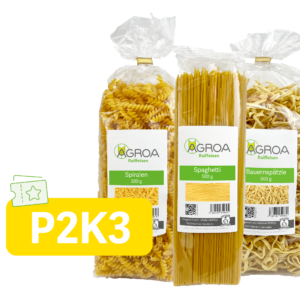 AGROA-Nudeln, Unsere Eigenmarke