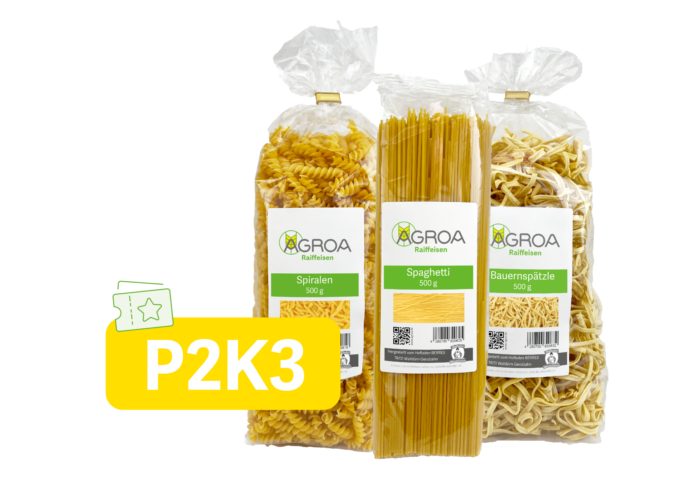 AGROA-Nudeln, Unsere Eigenmarke