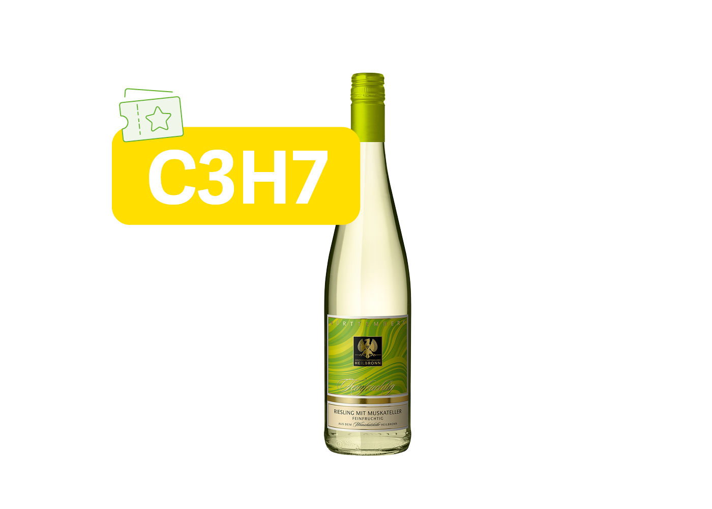 Riesling mit Muskateller fruchtig